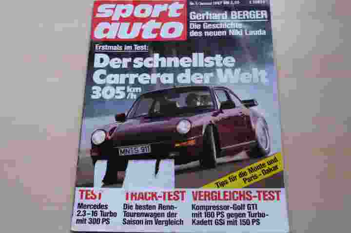 Deckblatt Sport Auto (01/1987)